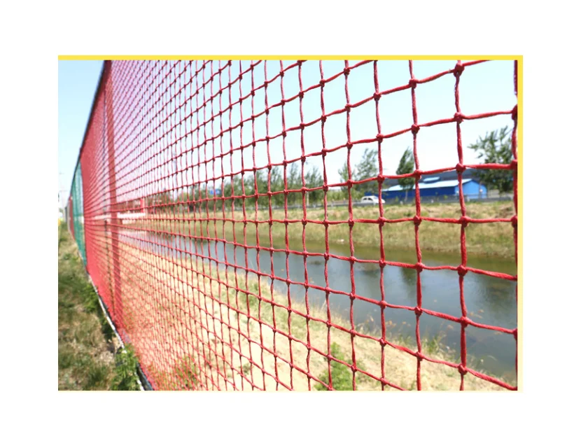 Factory wholesale Knotless sports netting Nylon protective knotless net