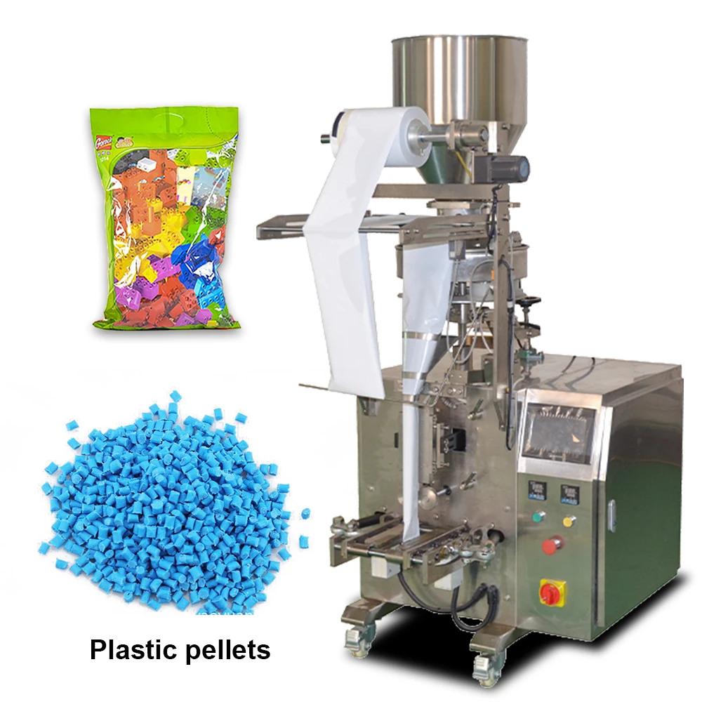 High speed vertical triangle bag sealing chocolate beans nuts granules small pouch filling packing machine