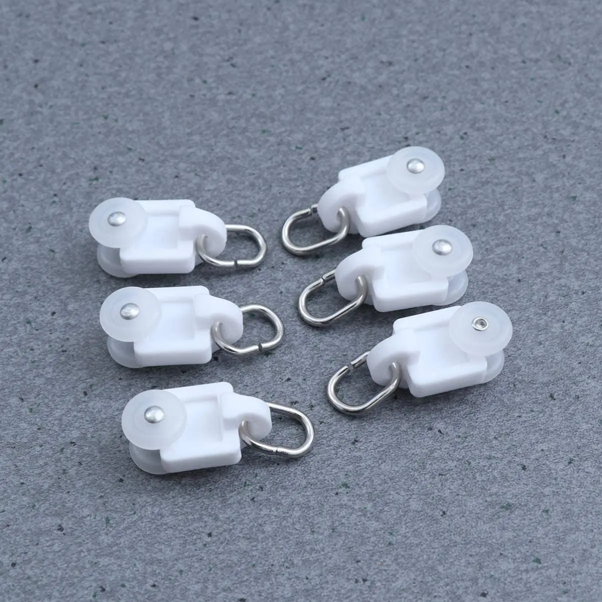 Curtain Track Carrier Slide Roller Curtain Rail Accessories Mute Hook Track Pulley Ball Hook Roller