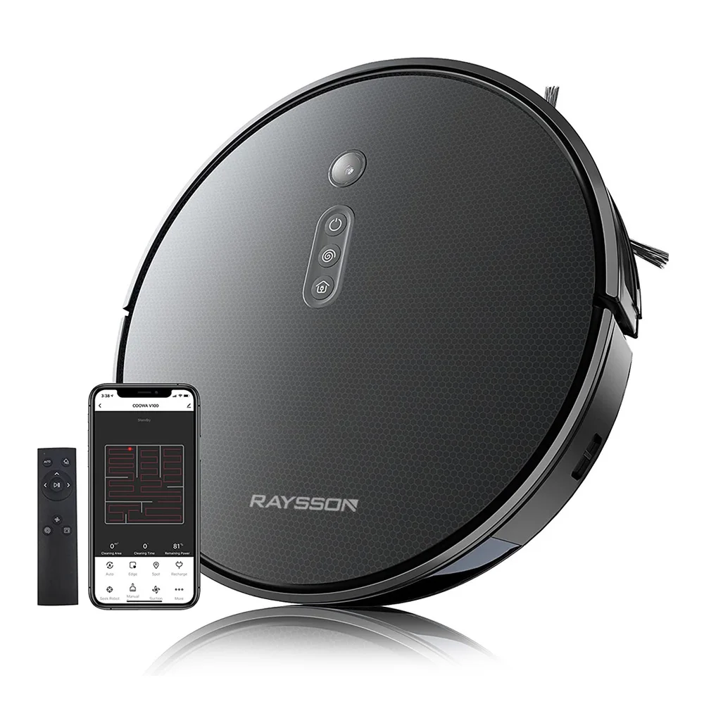 High-level VSLAM App map setting area cleaning automatic Intelligent sweep mopping Alexa google home voice robot vacuum cleaner