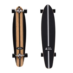 Funshion  2021  42 Inch skateboard Aluminum truck and PU bushing 6 ply Maple 1ply bamboo kids longboard