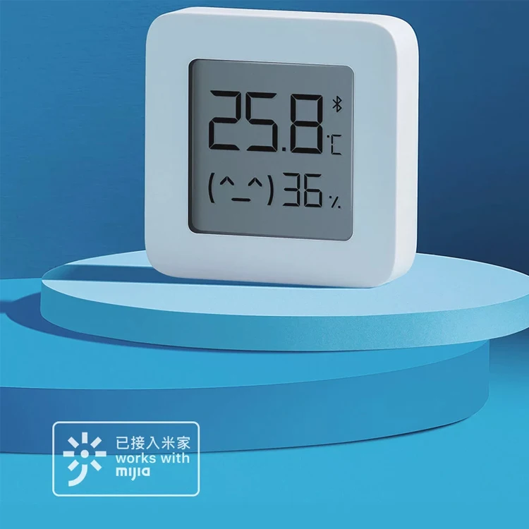 
New Mi Temperature Humidity Monitor 2 Smart Digital Thermometer Hygrometer For Mijia App Temperature Humidity Monitor 2 Xiaomi 