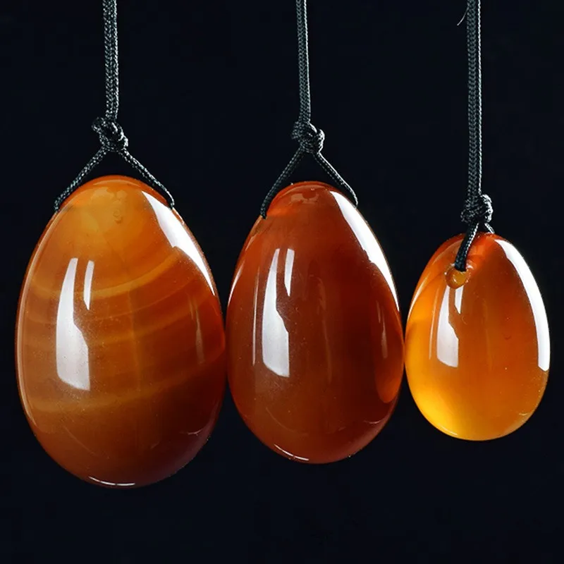 GIA Certified Jade Yoni Egg Set Massage Egg Crystal Mineral Ball Kegel Exercise Muscle Vaginal jade yoni eggs