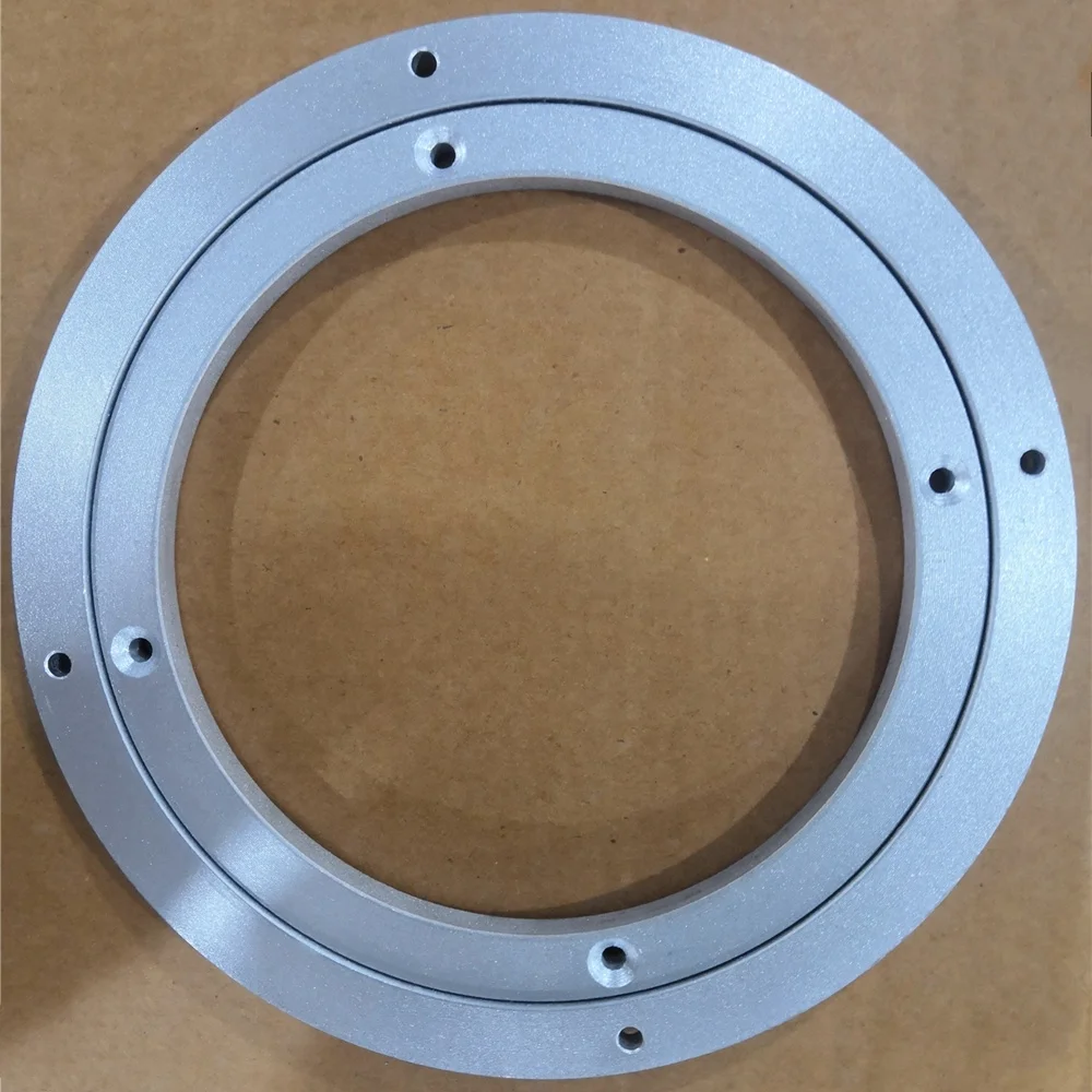 250 mm 10 inch Ball Bearing Swivel Plate Aluminum Lazy Susan Turntable Furniture Hardware Rotating Mechanism Revolving Ring