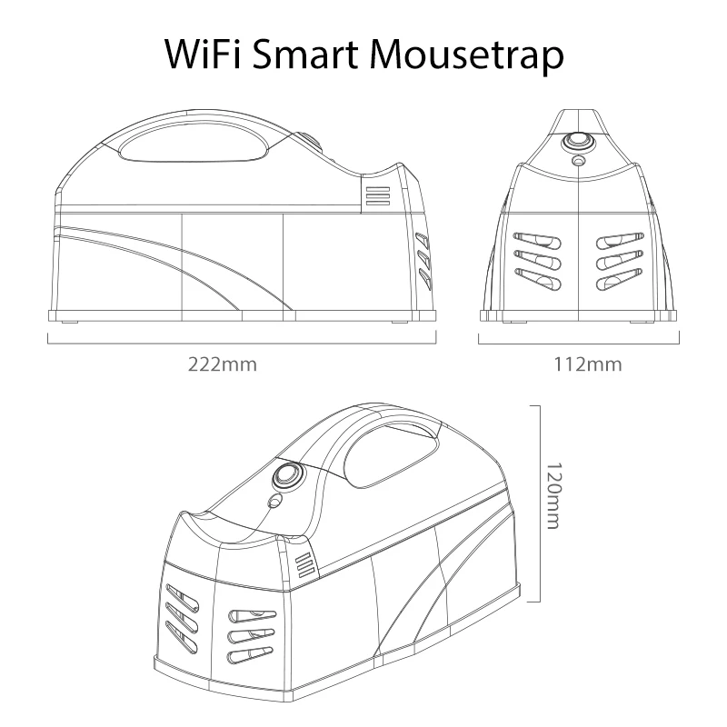  Умный отпугиватель мышей tuya с питанием от аккумулятора wifi