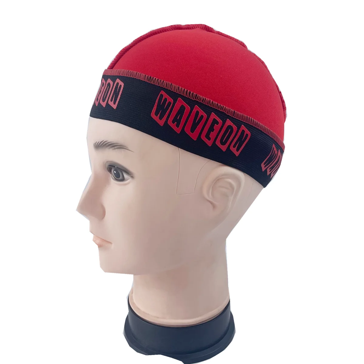 Factory Supply Low Moq Jacquard  Logo Custom Wave Cap Durag For Men