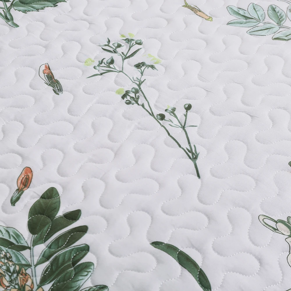 New Special Design Popular Quilt Cover Bedding Sheet Set White Quilted Bedspread