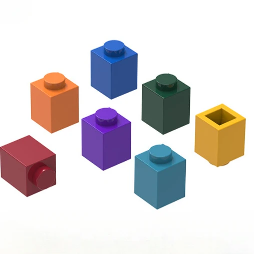 Factory Wholesale diy mini building bricks 1*1 dots 3005 Custom Colors Construction Bricks Blocks