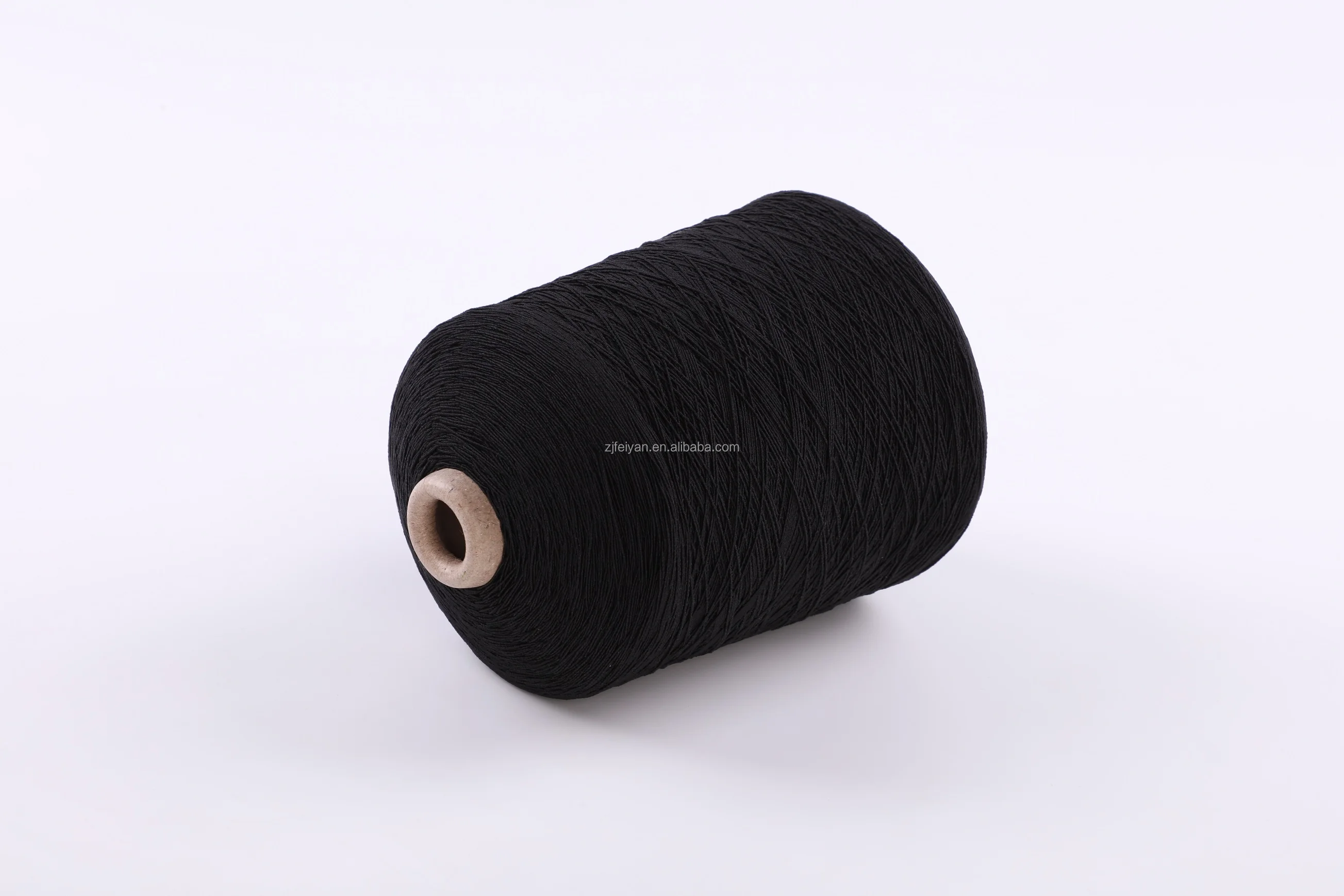 High elastic rubber covered yarn 90#/100#/110  latex rubber covered polyester yarn