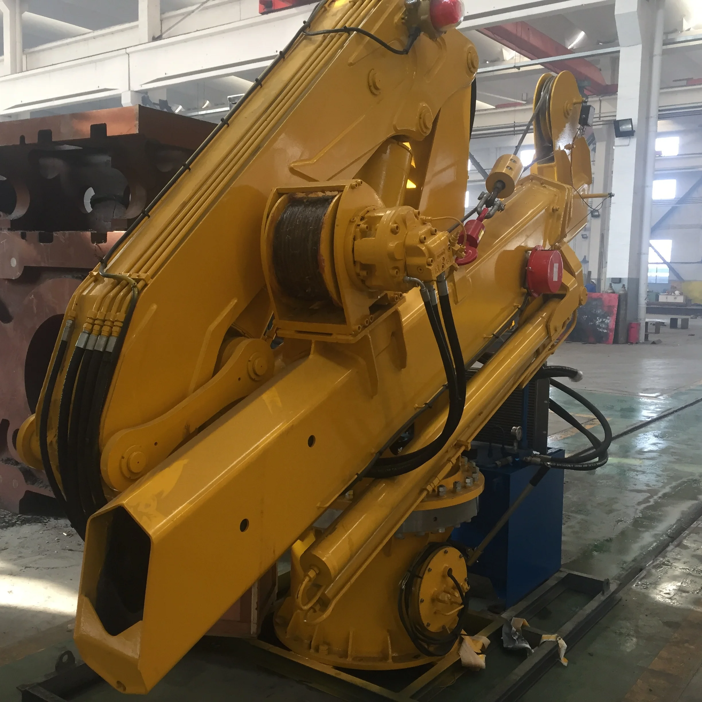 2T6M Hydraulic ship deck crane CCS certificate