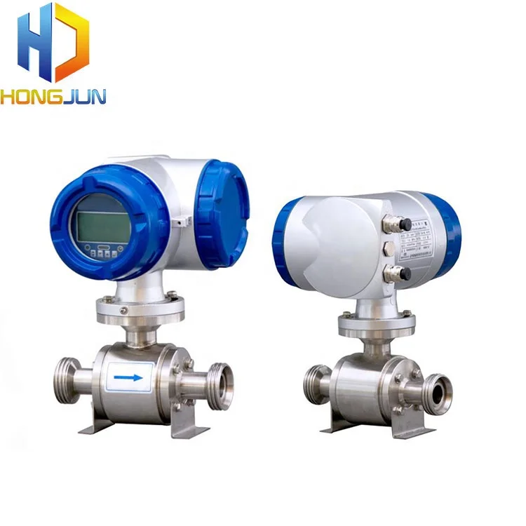 Sanitary Food production pharmaceutical industry hygienic electromagnetic flowmeter