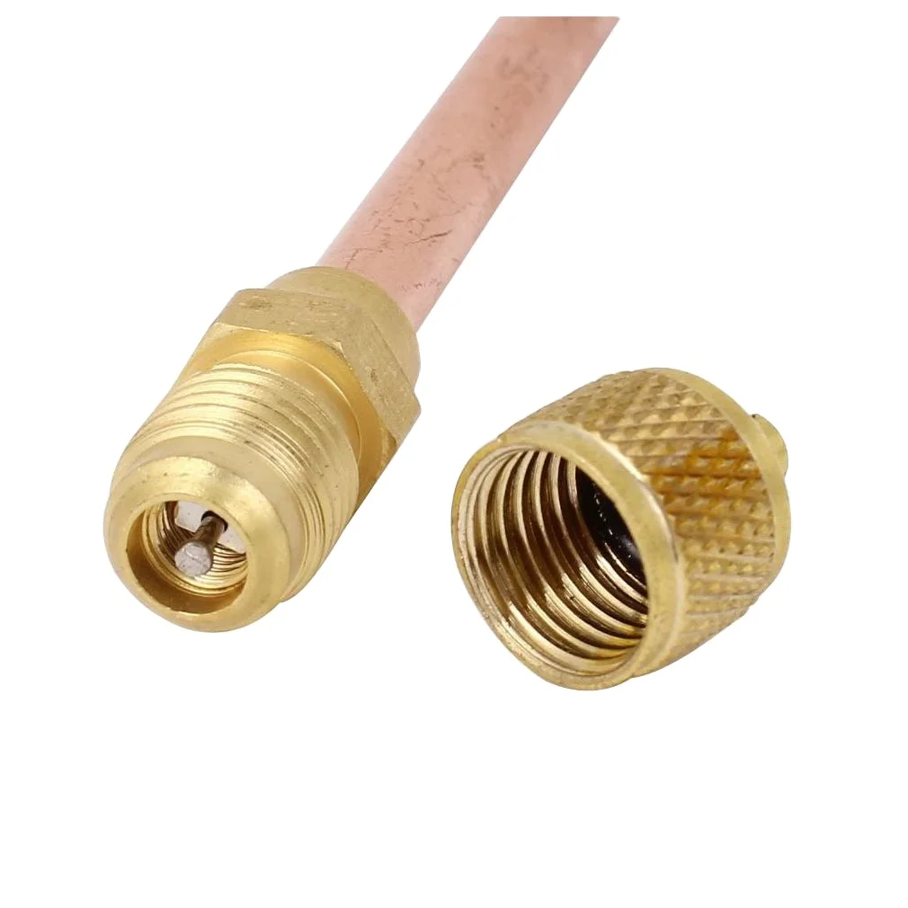Brass Cross Fitting Pex pipe fitting Air Conditioner Parts Fitting With Nickle Plated copper AC split ac valve service valve