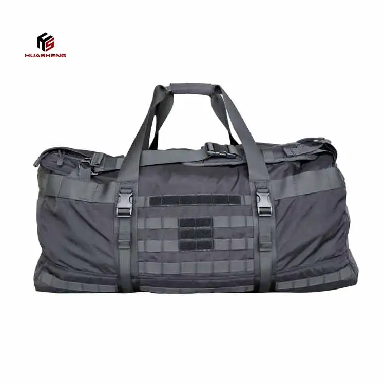 Custom 106L Large Capacity Outdoor Hiking Camping Travel Bag Adjustable Strap Shoulder Handbag 3 in 1 Backpack