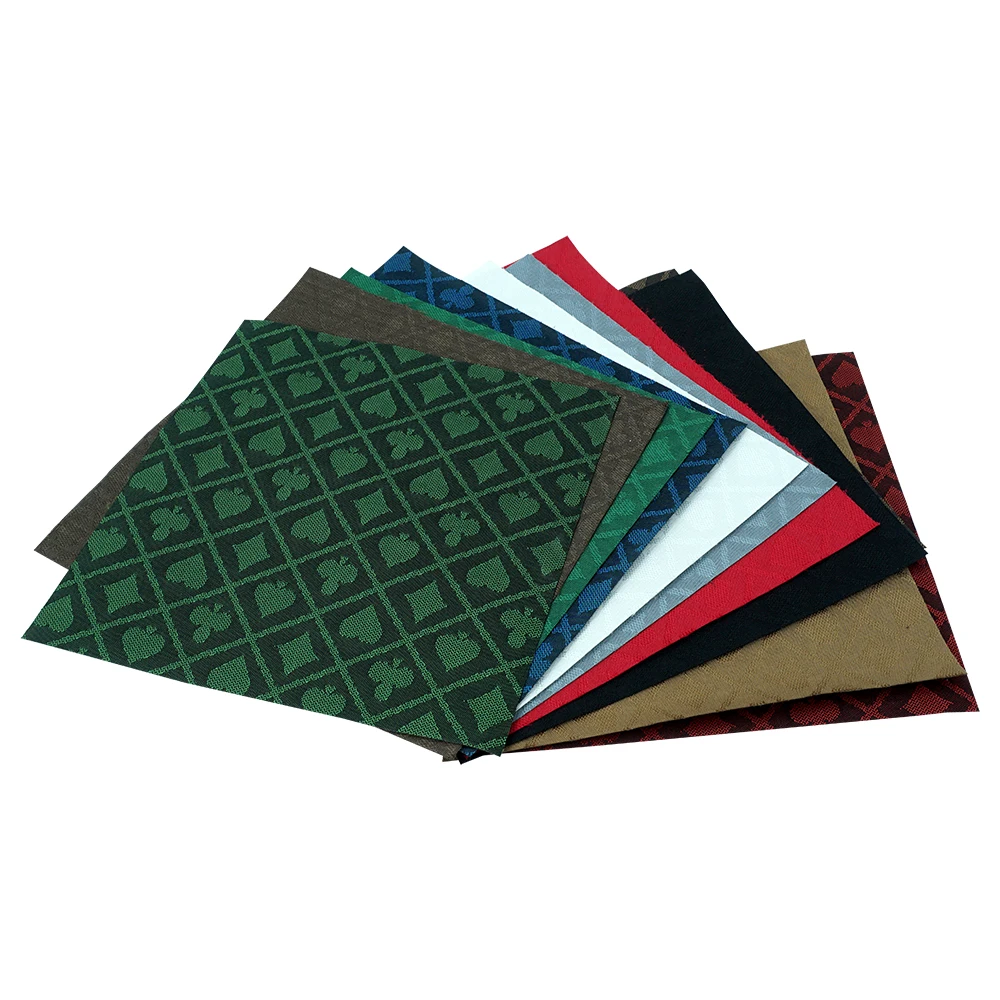 Casino Accessories Poker Table Redo Custom Blue Black green Waterproof Poker Flower  Suited Speed Cloth Poker Table Speed Cloth