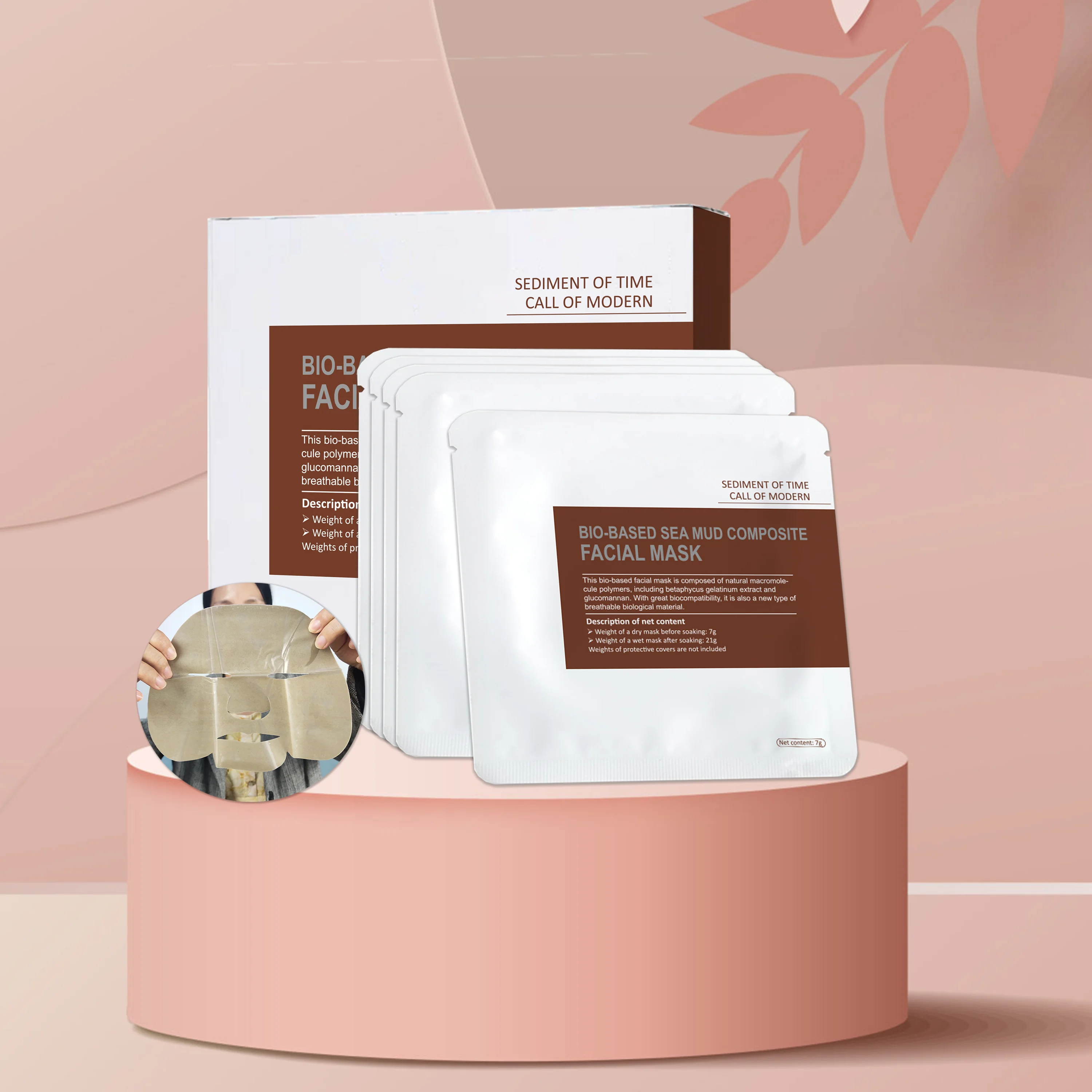 Factory Price Collagen Crystal Sea Mud Facial Mask Private Label Face Pack