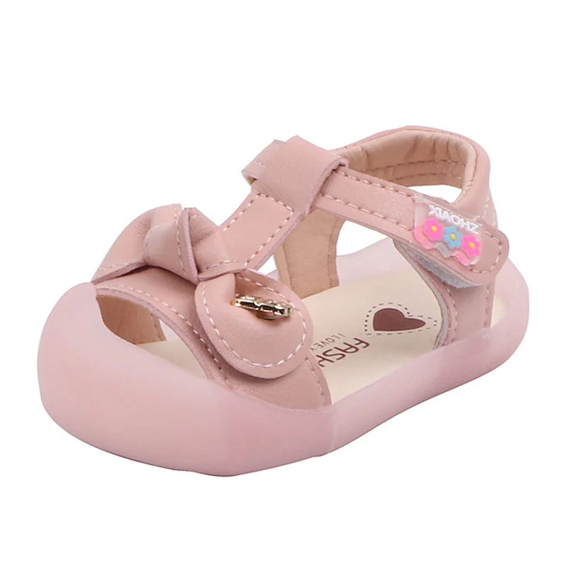 
2020 new style sweet bowknot princess baby shoes with soft sole 