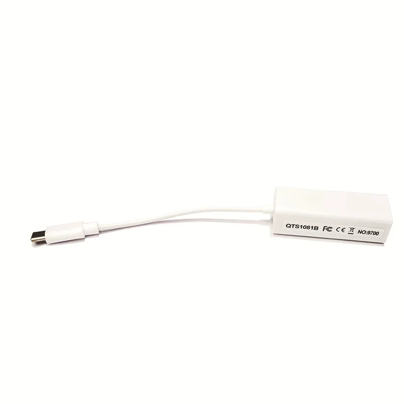 USB C to Ethernet Adapter RJ45 to USB C Thunderbolt 3/Type-C 10M/100M Ethernet LAN Network Adapter