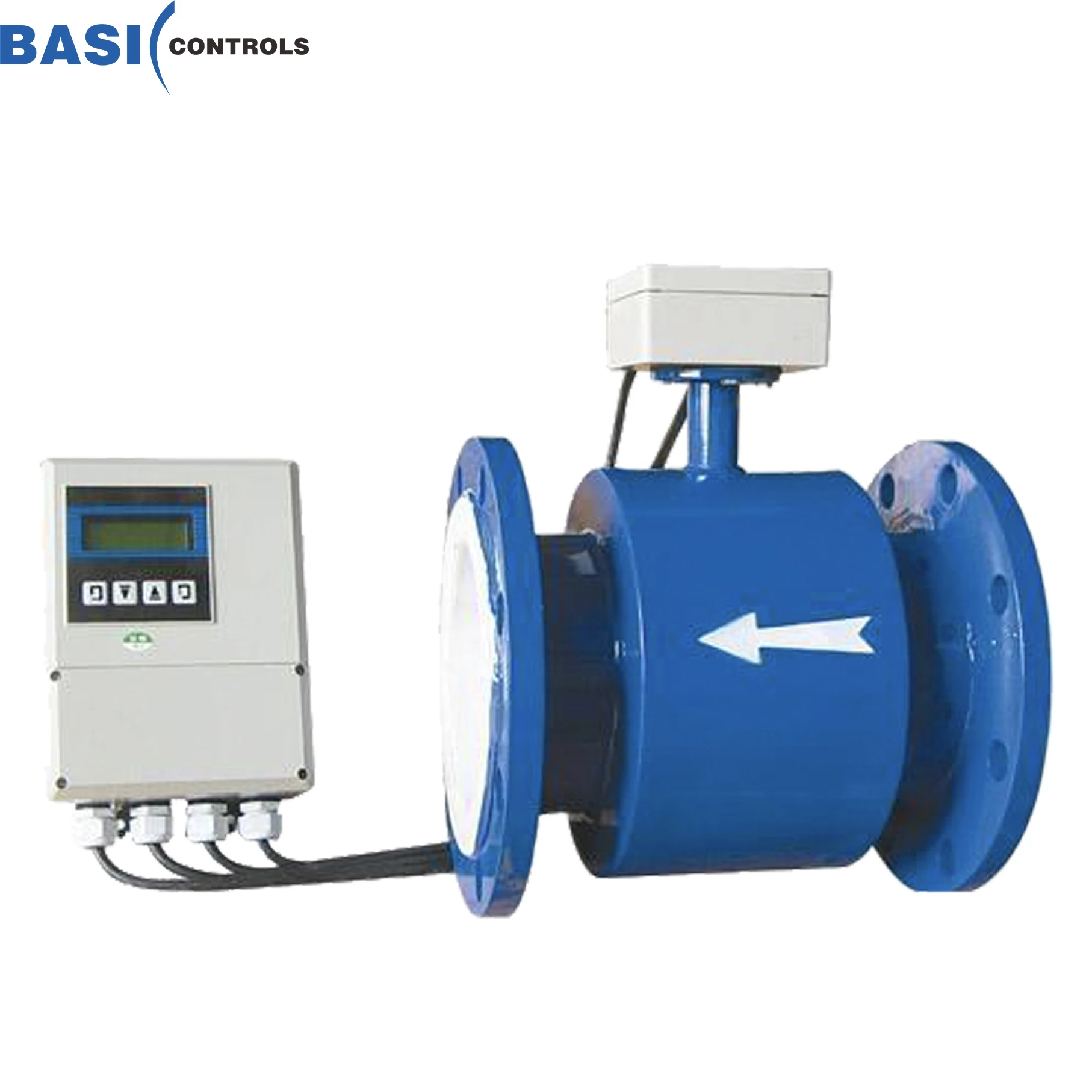 Low-cost industrial chemical wastewater magnetic sewage flow meter liquid control digital water electromagnetic flowmeter