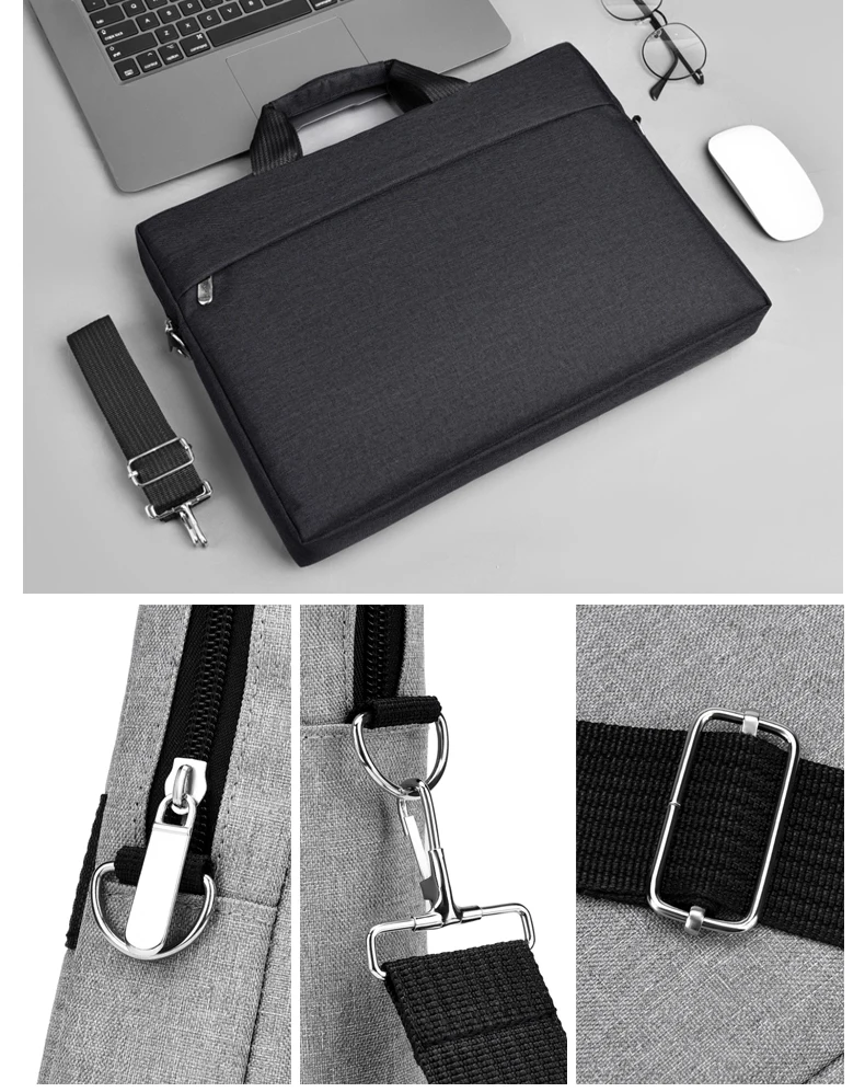 New laptop bag handbag briefcase simple 13/14/15 inch notebook bag manufacturer customized LOGO processing laptop backpack