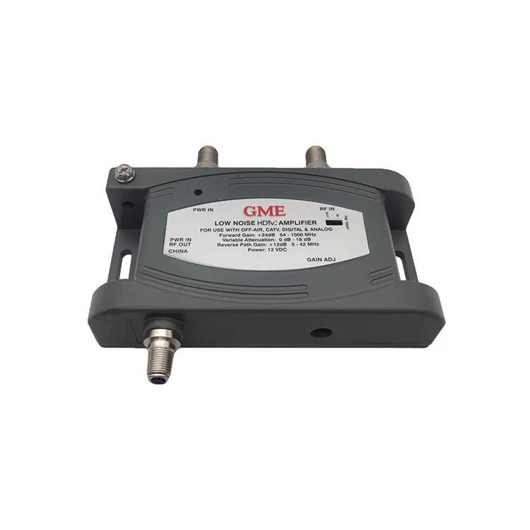 High Quality Low Noise HDTV CATV Signal Amplifier Forward Path 25dB GAIN Return Path 10dB GAIN Drop Amplifier