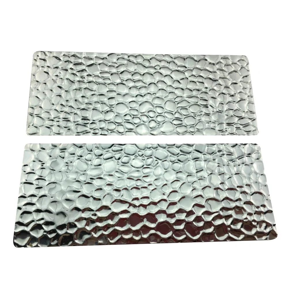 Customized embossed aluminum sheet ribbed stucco plate for lightning grow light