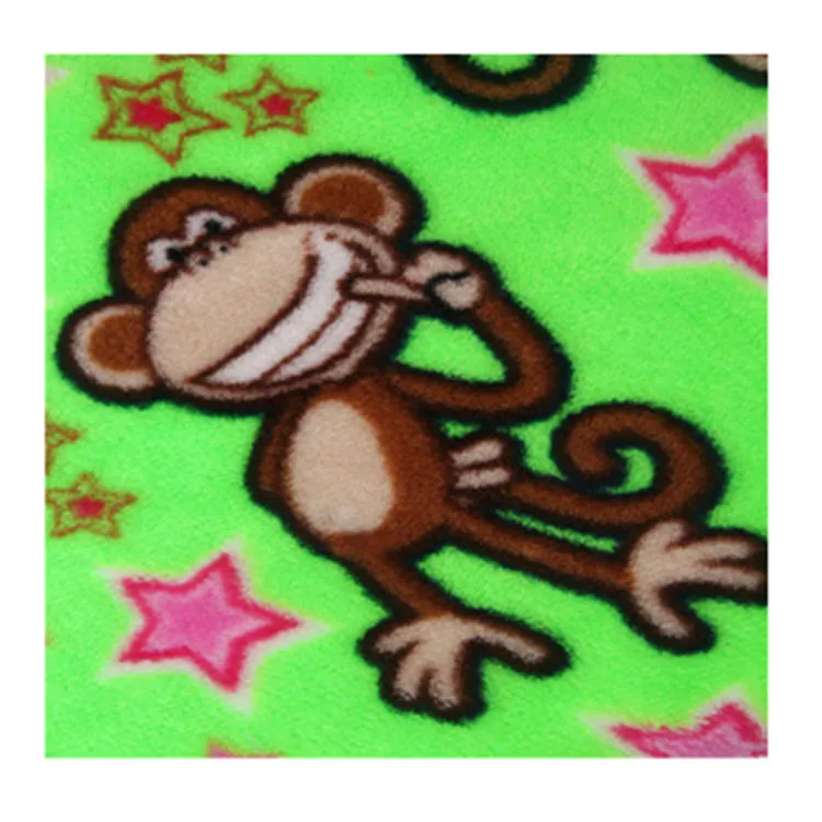 
HOT SALE coral flannel fabric printed fleece for baby blanket factory China 