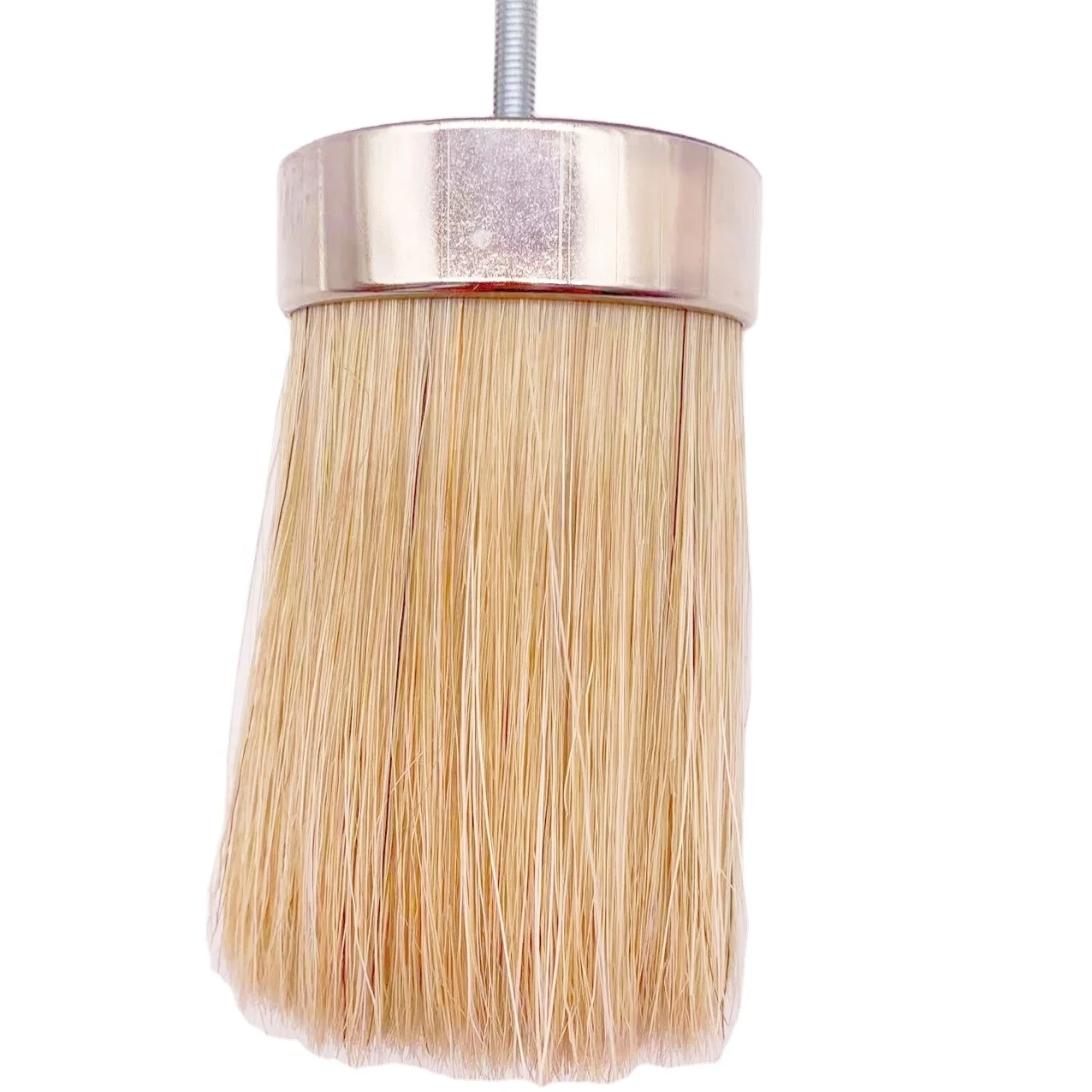Striker brush head in pure bristle with nut and bolt