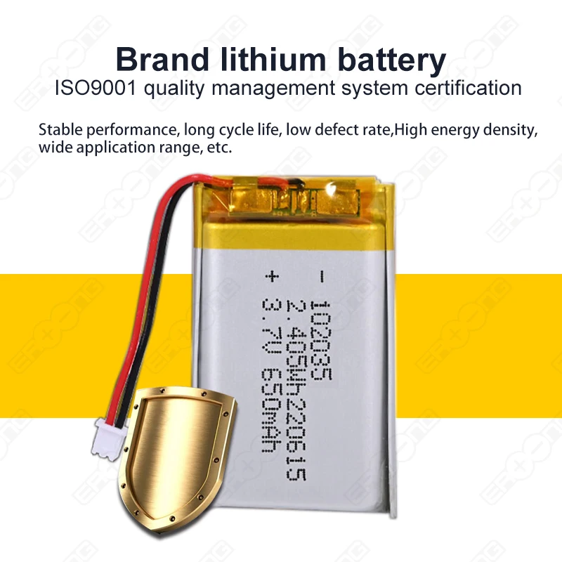 3.7V Polymer Li ion Battery 800mAh 3.7V Lithium Polymer Battery Lipo Batteries For Medical Device