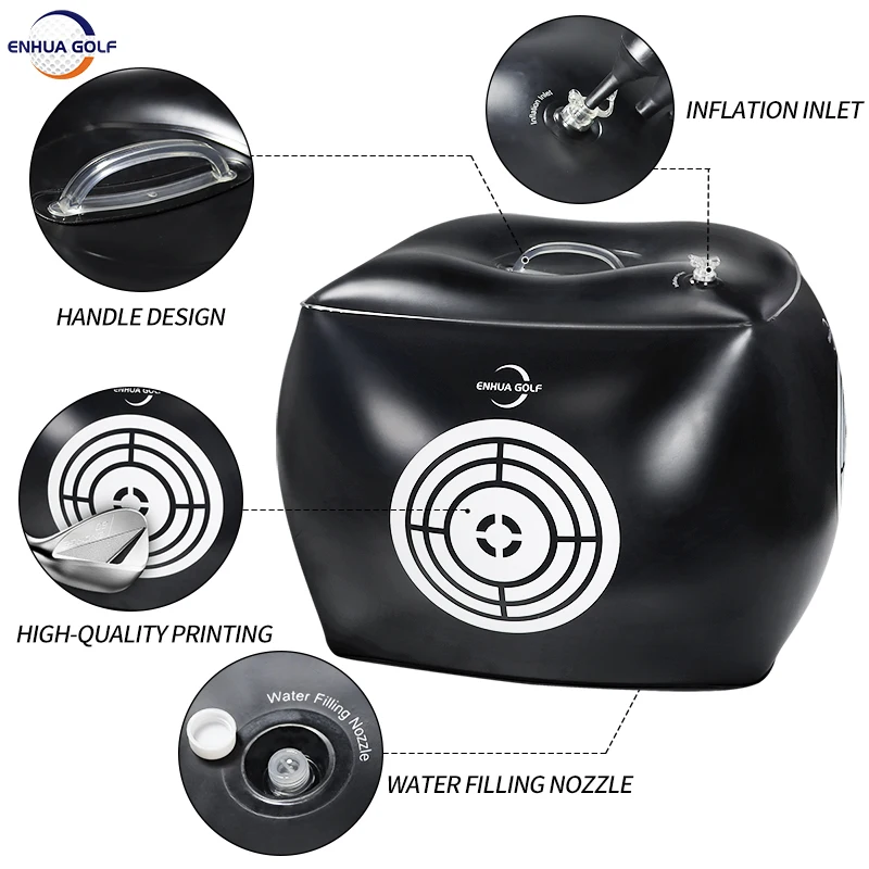 New design Water/Air Filling Golf Swing Trainer Smash Bag set Power Hitting Durable Bag Multifunctional Practice Impact Trainer