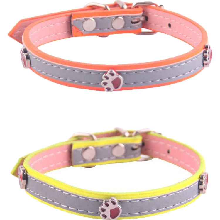 Custom logo luxury metal buckle dog jewelry collar pet leather dog collar