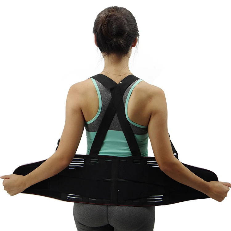 High Quality Lumbar Belt Elastic Orthopedic Back Brace for Sports Pain Relief
