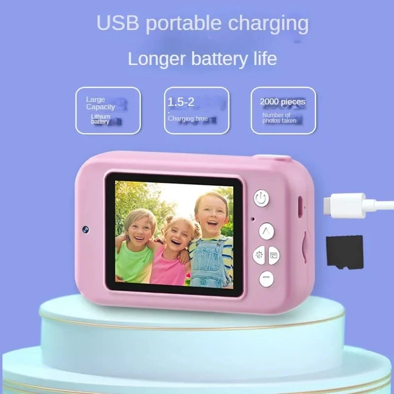 2023 cheap children photo Kids Digital Camera Toy 2.4 inch HD Screen Student Mini video recorder camcorder toys digital camera