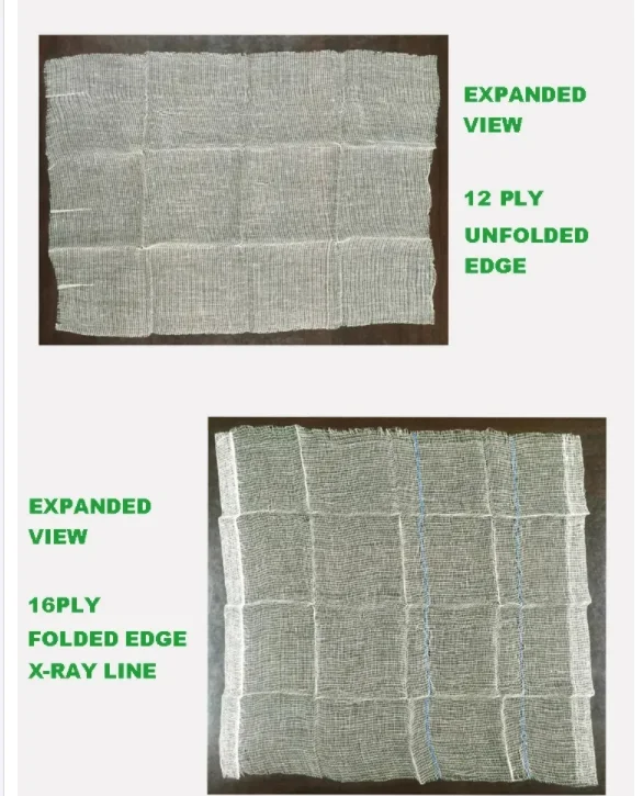 Hot Selling Multi Purpose Non Woven Gauze Pad 4x4 100% Pure Cotton Medical Compress Gauze Swab For Stop Bleeding