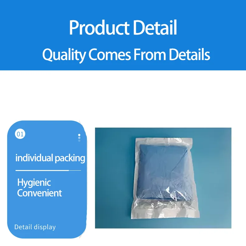 HOT! SMS Surgical gown / Disposable Sterile surgical gowns and drapes with level 3
