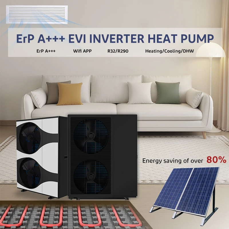Belgium Russia Poland Dc инвертор Evi Erp A +++ Oem pompa ciepla моноблок r290 тепловые насосы от производителей водяного