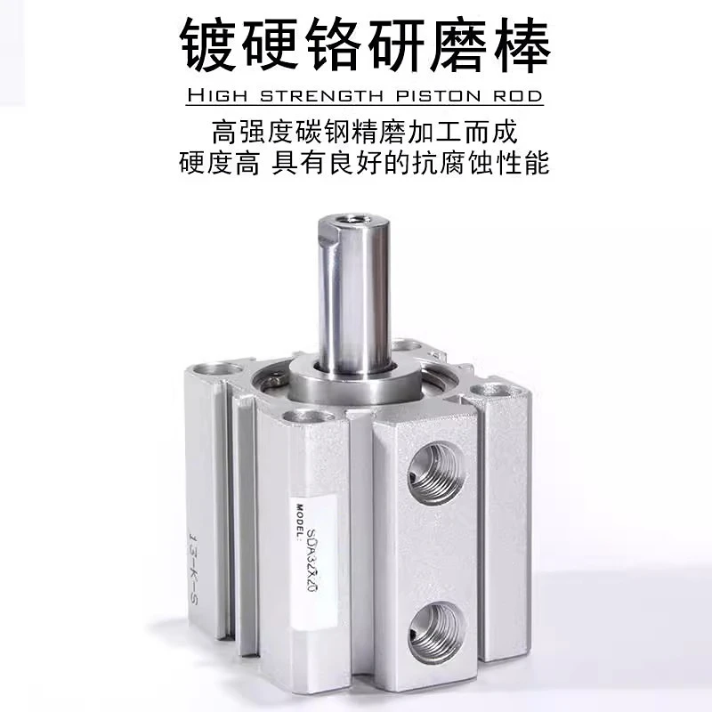 Small Pneumatic Air Pump with Large Thrust SDA Thin Cylinder in Various Sizes OEM Customizable