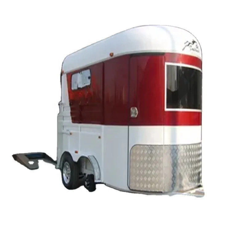 2024 2 Horses Angle Load Standard Trailer for Horse Transportation in Australia