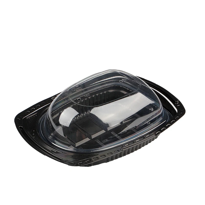 High Quality Takeaway Box Handle Roast Chicken Plastic Container