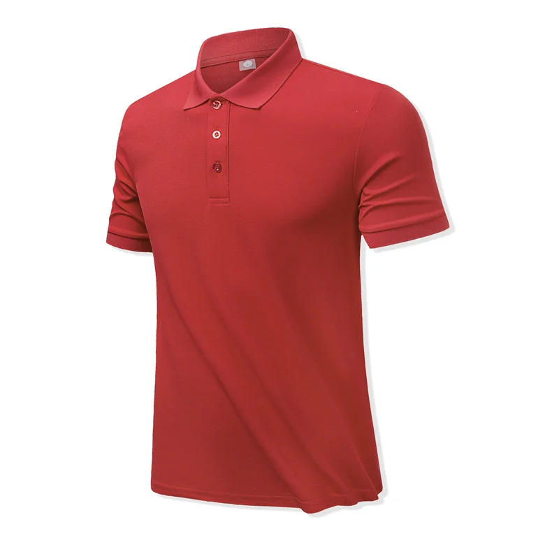 Custom logo short sleeve Breathable golf polo shirt dry fit Summer Quick drying golf clothing