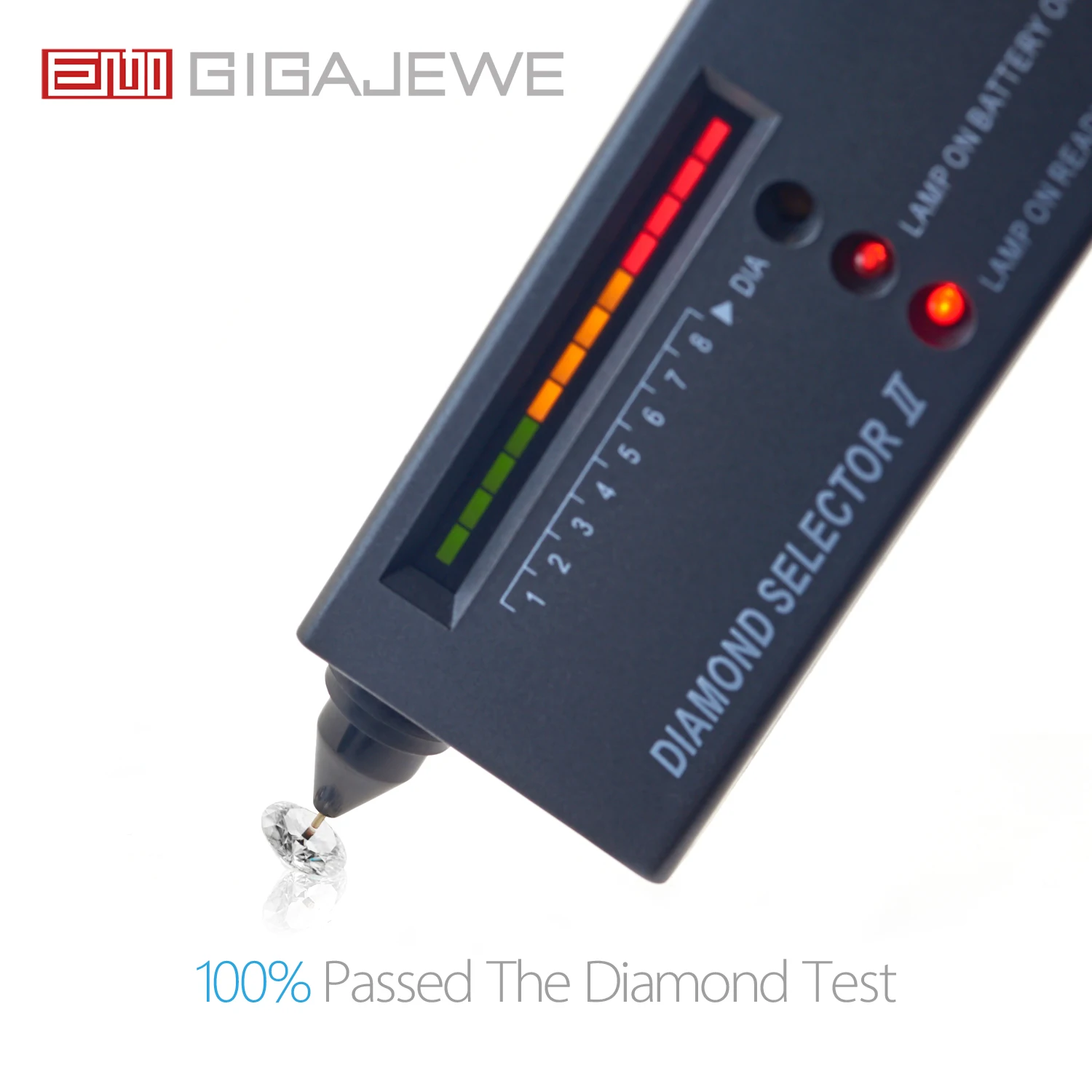 GIGAJEWE Round cut moissanite White D color VVS1 With GRA Certificate 10 Hearts and Arrows Cut synthetic gemstone