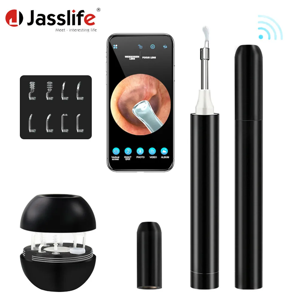 
wifi visual earwax ear wax removable endoscope endoscop cleaner tool with camera 
