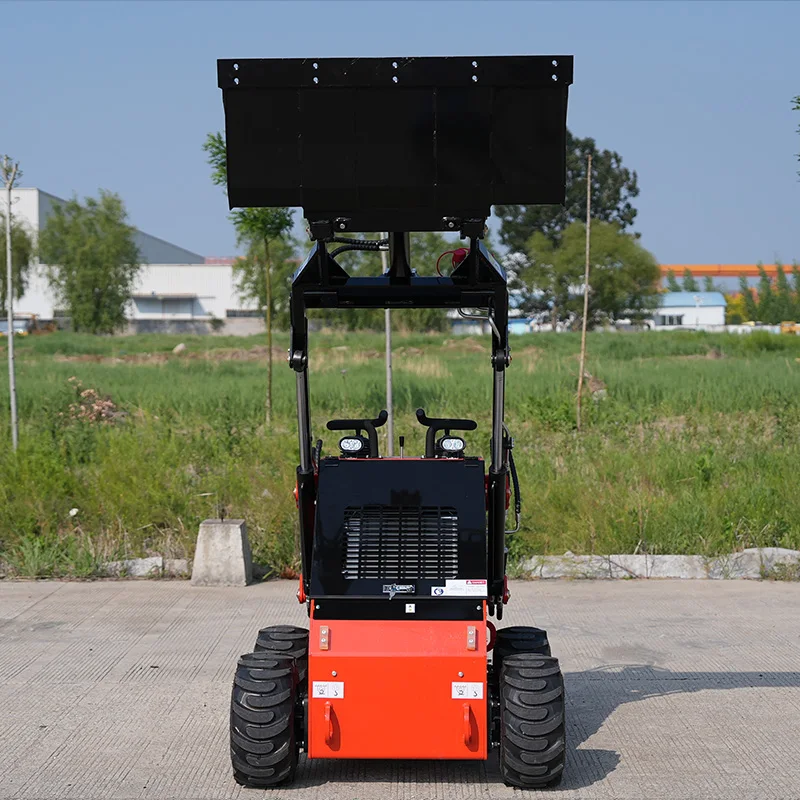 Free Shipping Manufacturer Epa Engine Wheel Loader Diesel mini Front End Loader Skid Steer Loader