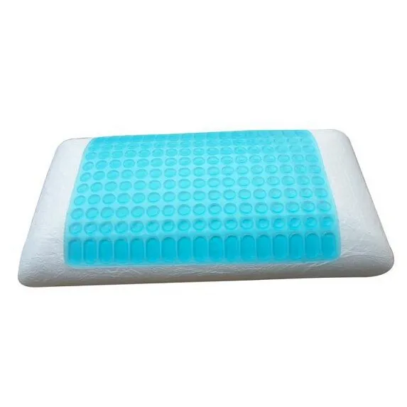 Cooling gel pu memory foam pillow/ Refreshing Cool Relieving pressure Memory Foam Gel Pillow
