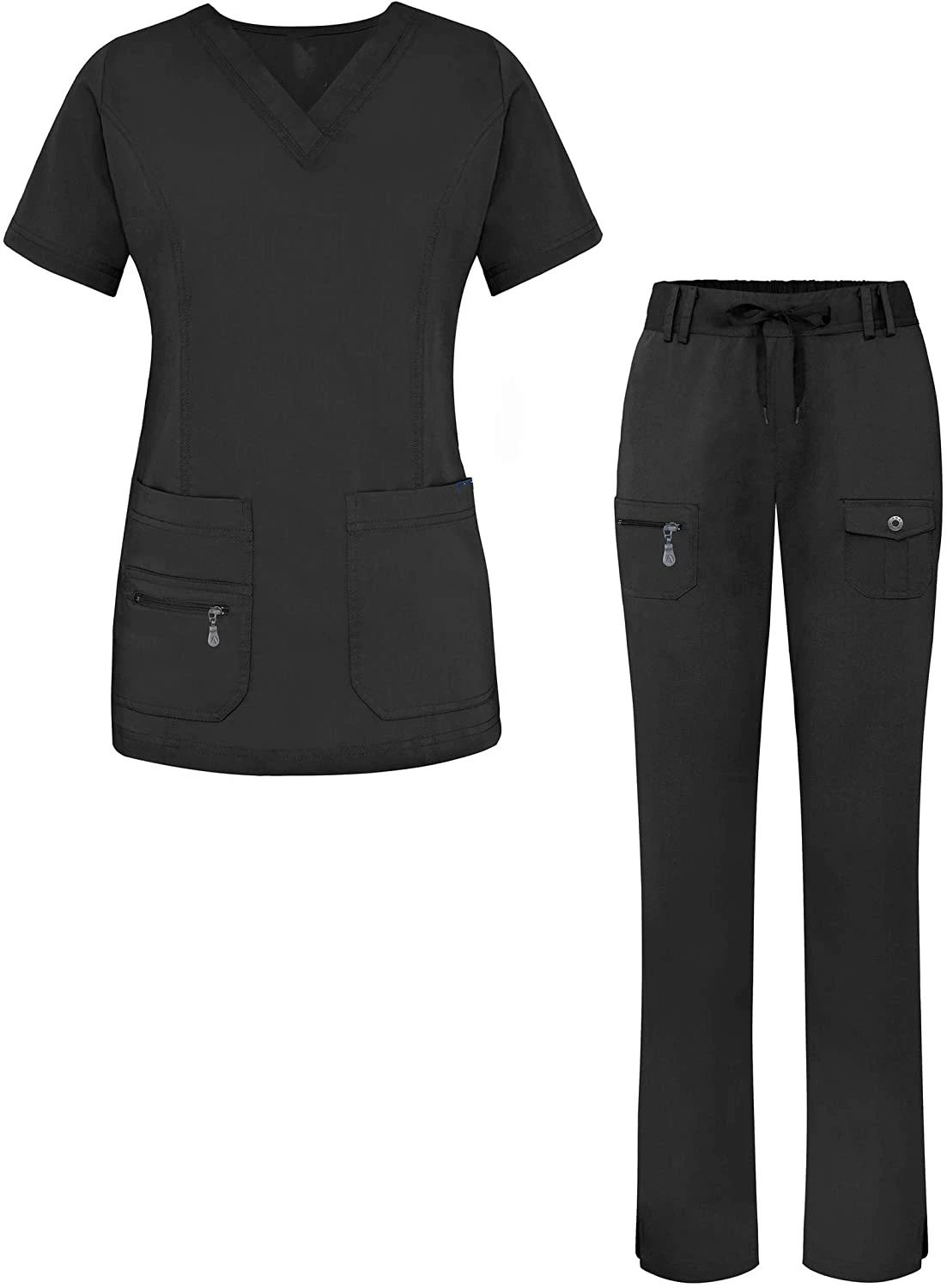 
2021 Wholesale Custom Medical Scrub Uniformsclinic Medical Petite Scrubs Spandex Scrub Shirt Medical Hospital 