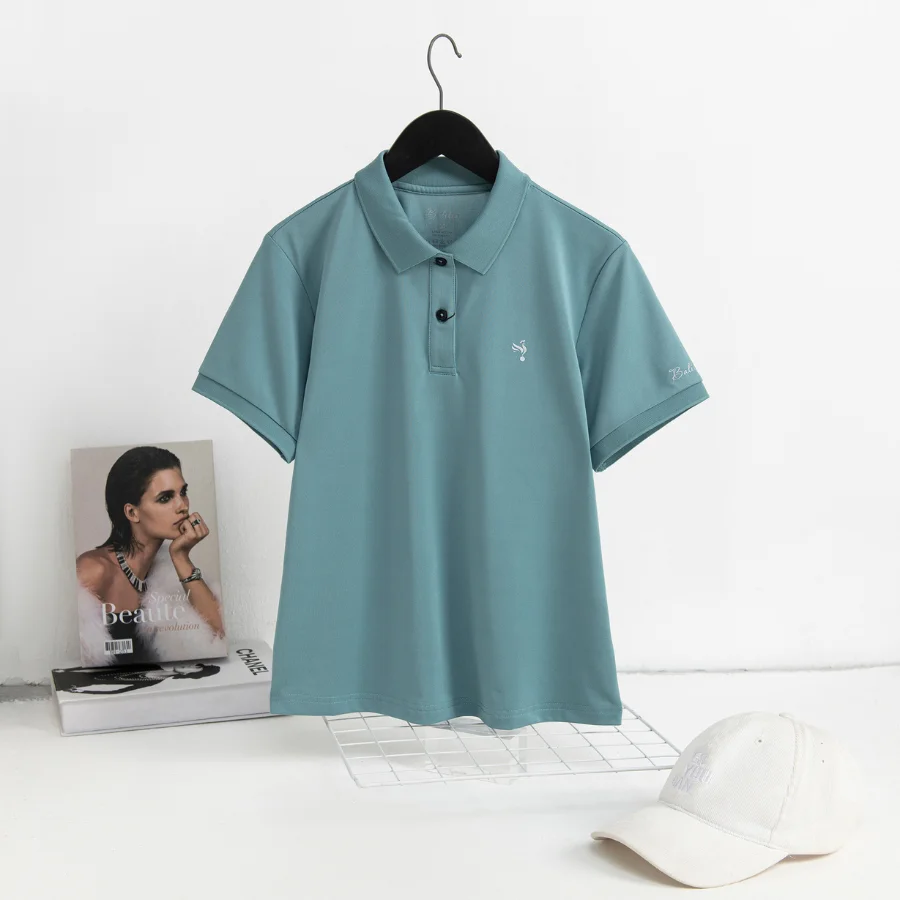 Best Seller T-Shirt Polo Cotton Pour Homme Quick Dry Half-Sleeve Versatile Plastic Bag Packing Made In Vietnam Factory