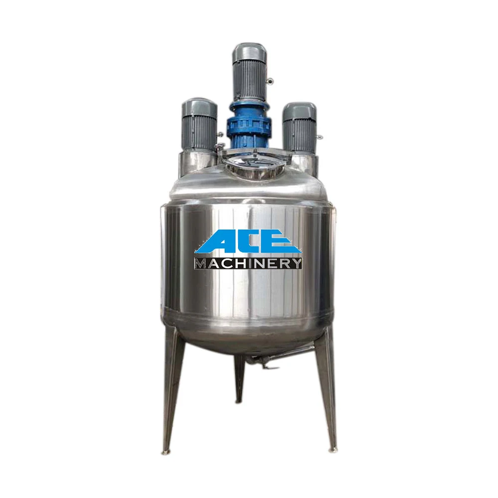 Ace Drug In Workshop / Mixing Tank For Liquid Cosmetics Industries