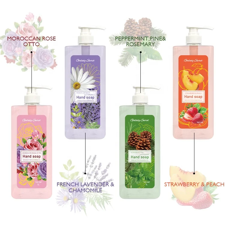 Factory Wholesale Private Label Organic Natural Liquid Foaming Shea Butter Almond Oil Hand Soap