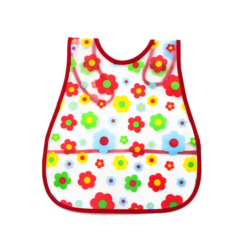 Wholesale cheap baby bib Waterproof toddler disposable Easy clean feeding bib apron