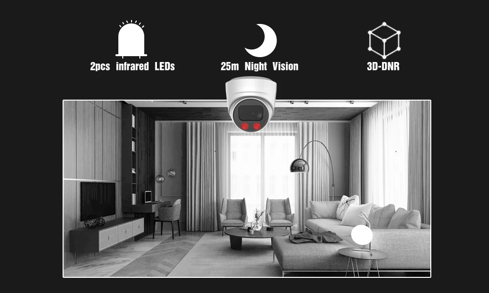 4K IP Camera PoE Indoor IP67 Waterproof Audio built-in Mic Human/Vehicle Detection Turret 8MP Home Video Security Surveillance