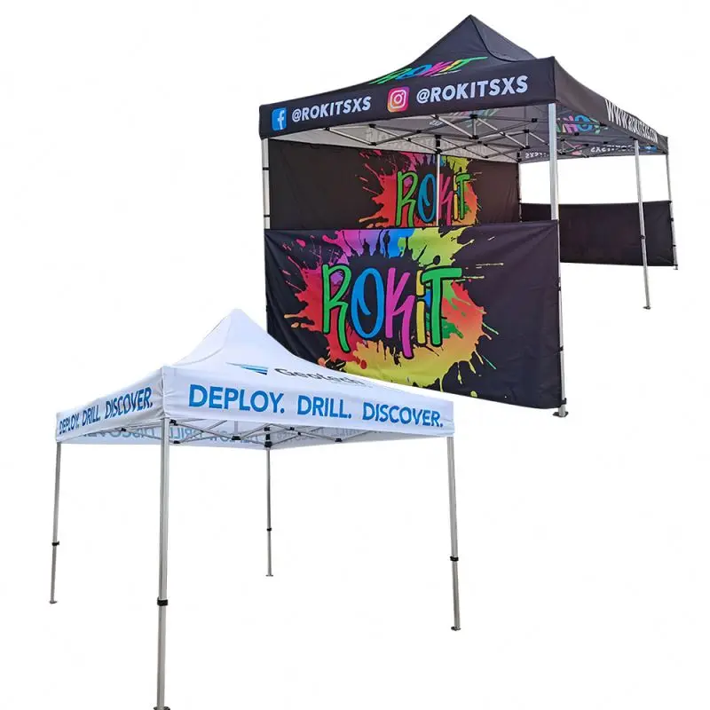 Выставочные наружные складные палатки-беседки 3x3 м для мероприятий 10x20